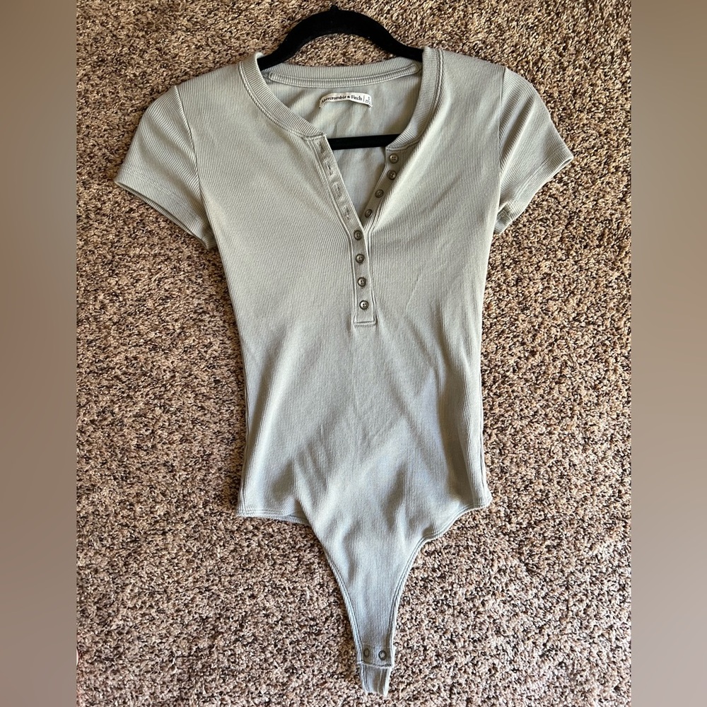 Green body suit Abercrombie